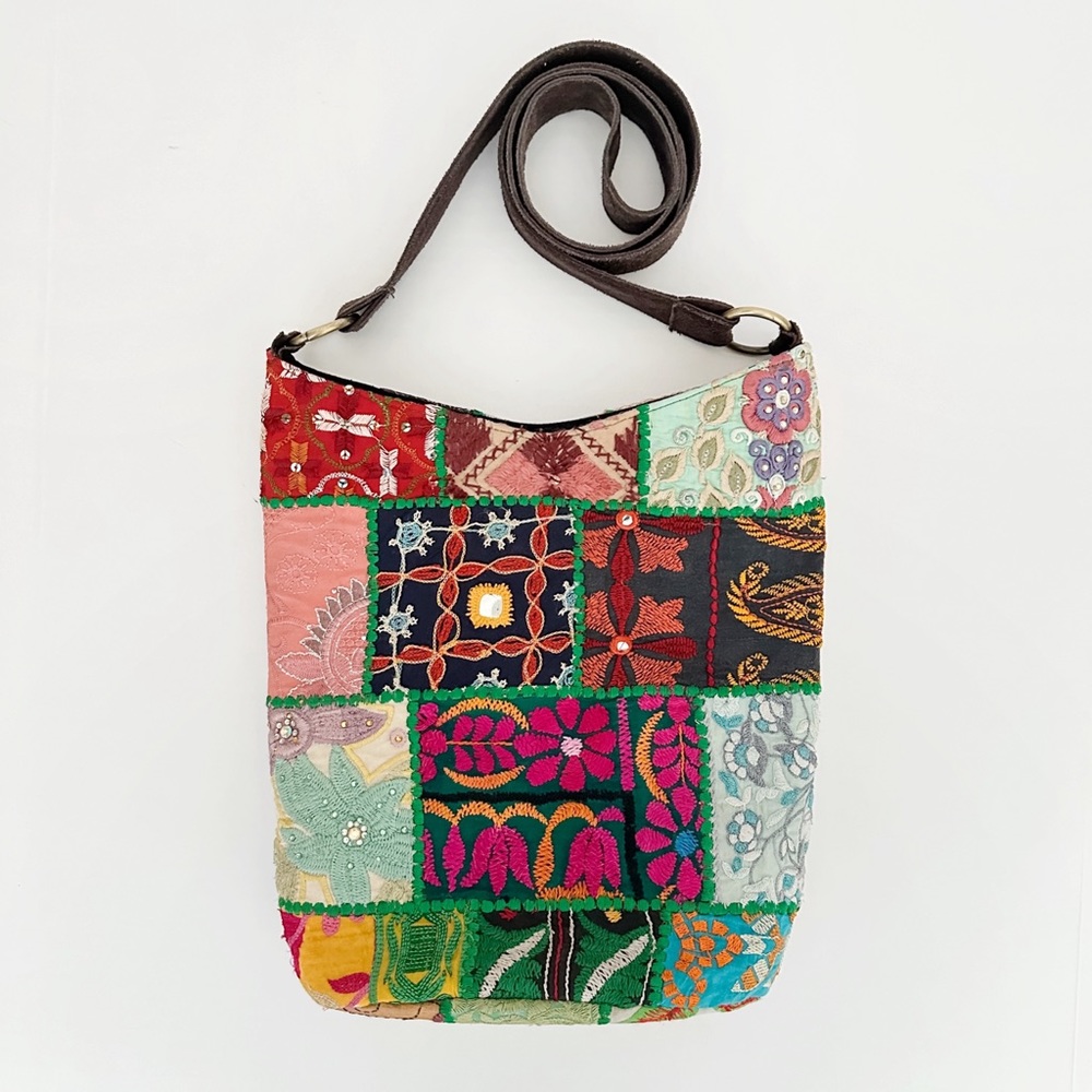 Fairtrade Patchwork Crossbody Bagsustainable - image 1